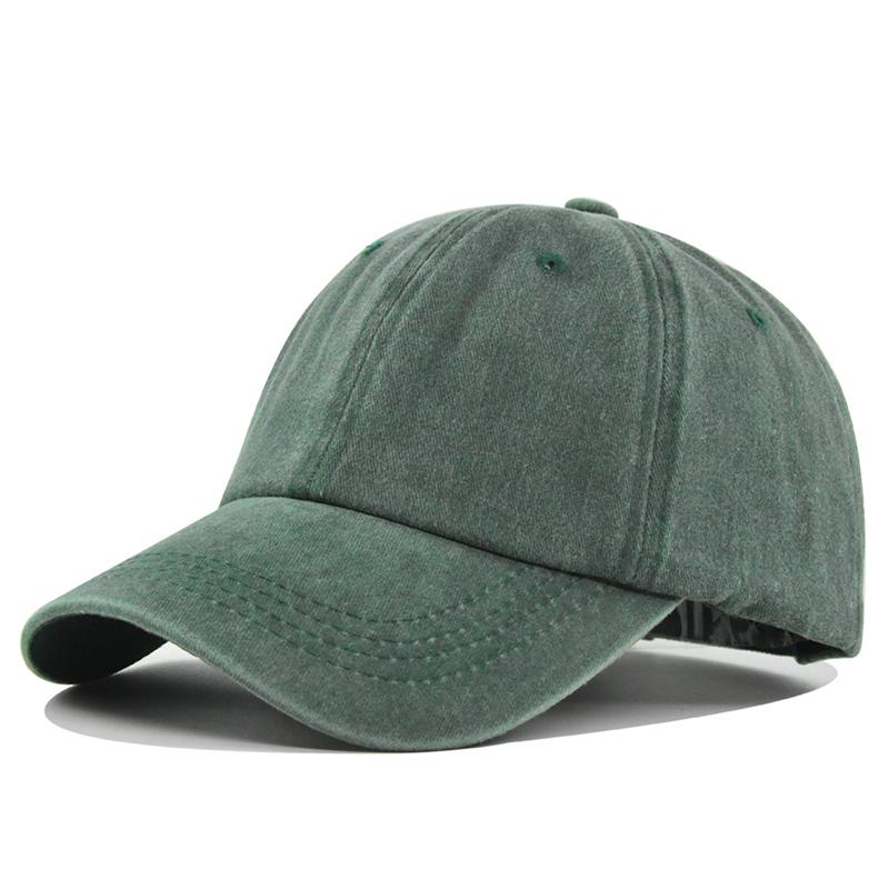 100% Baumwolle Pigment Vintage Used Gewaschen Dad Hat Sommer Baseballkappe Stil Baumwolle Snapback Kappe Hip Hop Für Frau