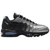 Palace x Nike Air Max 95 Big Bubble - Metalicky stříbrné Unisex tenisky Hliníkově-černé IQ7708-095