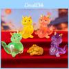 Creative Resin Lucky Dragon Figurine Translucent Animal Desk Ornament Blind Box