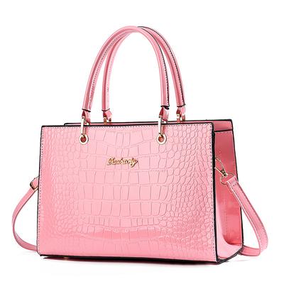 Geantă de mână de damă din piele lucioasă nouă 2024, versatilă, de mare capacitate, geantă tote de umăr, geantă crossbody de damă elegantă și rafinată