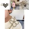 Trendy Mini Children's Crossbody Bag With Adorable Pearl Heart Design For Girls