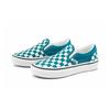 Vans Low Top Kids' Skateboarding Shoes White Green Checkerboard Children Aged 3 7 Years Old VN0A5KXM9EX
