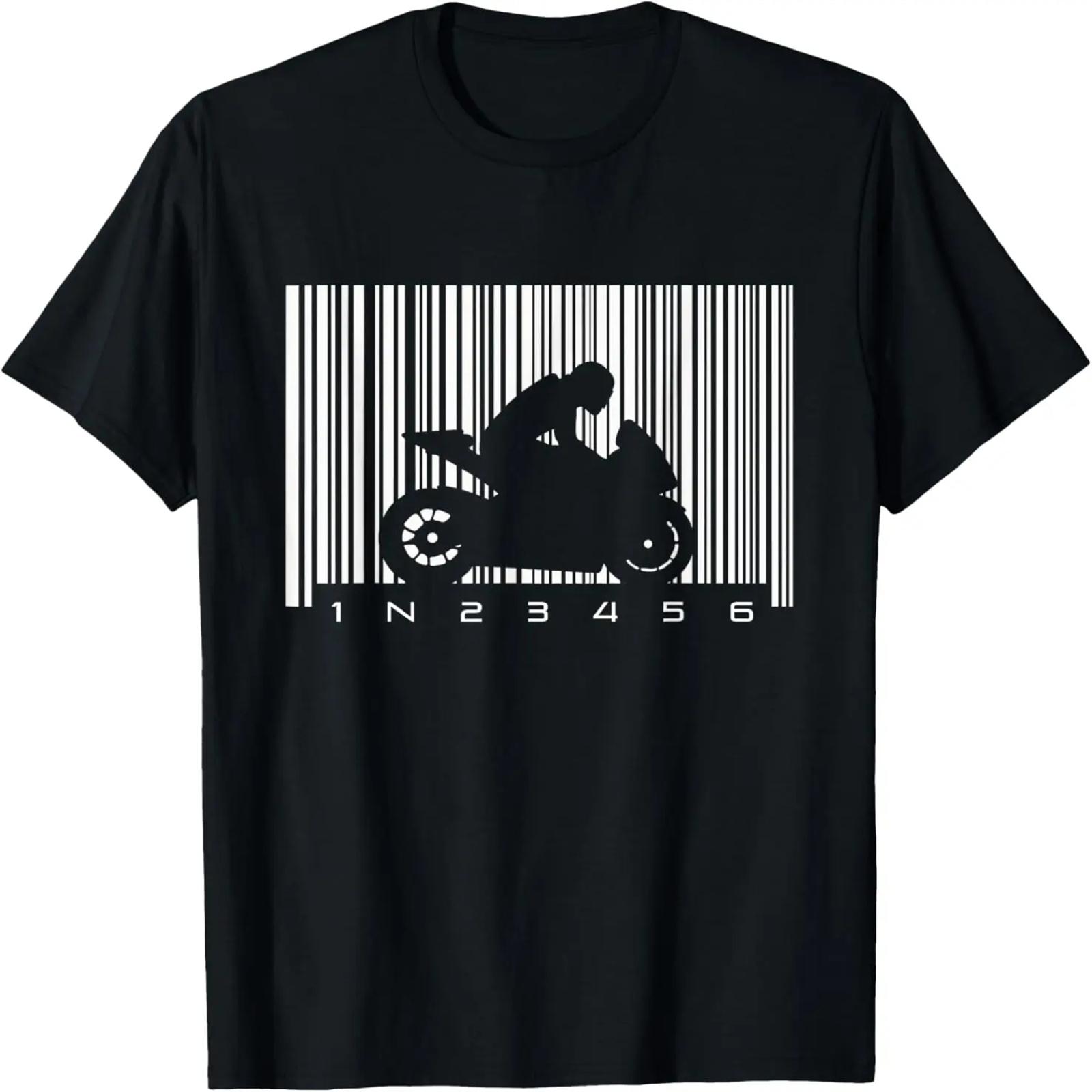 Barcode Motorcycle T-Shirt XXXXXL разноцветный