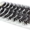 Woman' Fashion Long Full Volume Handmade 4D Mink Hair Eyelash Extension 25mm Lashes False Eyelashes