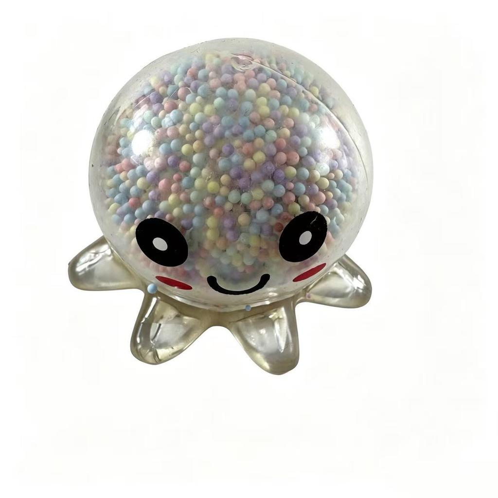 Leuchtender Oktopus Knet- und Quetsch-Stressabbau-Spielzeug Blasen-Oktopus-Ball Stressabbau-Spielzeug Kindergeburtstagsgeschenk