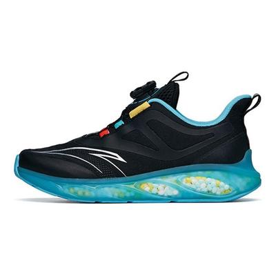 Kids Capsule Shock Absorbing Wear Resistant Breathable Low Top Running Shoes Kids Running Shoes Black Blue 312225511-7