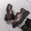 Mocasines de Cuero Elevadores de Altura para Hombre Talla Grande: Zapatos Formales-Casual Modernos y Versátiles