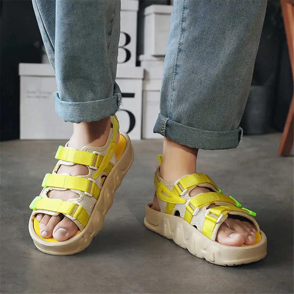 Fashion High Performance Slingback Genuine Brand Slippers Women's Sandals 44 Size Shoes White Sneakers Womans Sports Trend