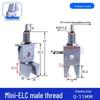 Pneumatic Mini Grippers: A/B/C/E Robot Arm Clamps for Injection Molding (J1060/J1080).