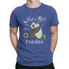 Just Girl Who Loves Pandas Sunflower Floral Kawaii Panda TShirt Kawaii Anime Panda Crewneck Tops Cotton T Shirt Humor Unisex