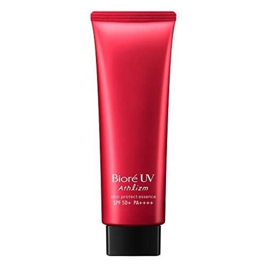 Biore UV Athlizm Large Capacity Skin Protect Essence 105g (1.5 times regular size) Sunscreen SPF50+ PA++++ withstands harsh environments 40 75 105 (x