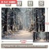 1Pcs A Featuring a Winter Snow Decoration Background Winter Backdrop Decorations For Photo Studio Photo Booth Christams Party