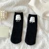 Cartoon Doll Socks Women'S Thickened Warm Coral Fleece Home Sleeping Socks Cute Women'S Socks