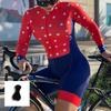 2026 New Women's Summer Long-sleeved Triathlon Onesie Outdoor Cycling Mountain Bike Cycling Suit
