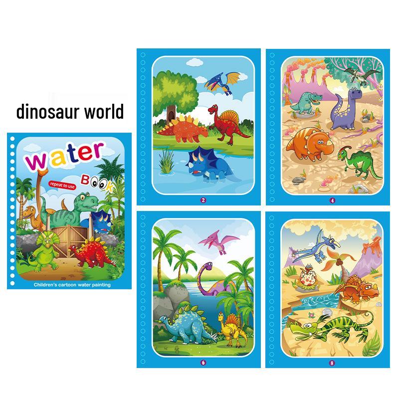 Clear Water Magic Painting Book: Educational DIY Graffiti Art for Children