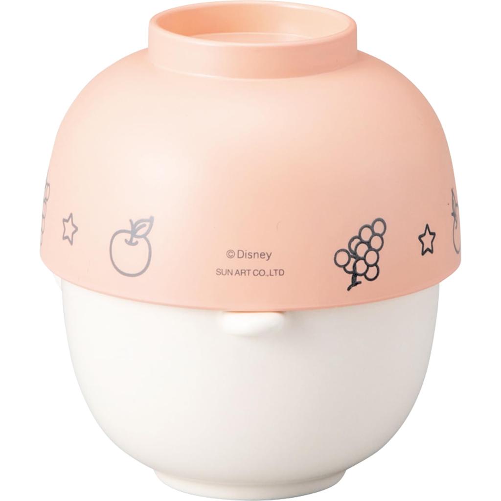 Disney Mickey Mouse Yululun Soup and Rice Bowl Approximately 10 x 6cm Made in Mickey Mouse Birthday Gift Set, Diameter, Pink, Japan, Merchandise,