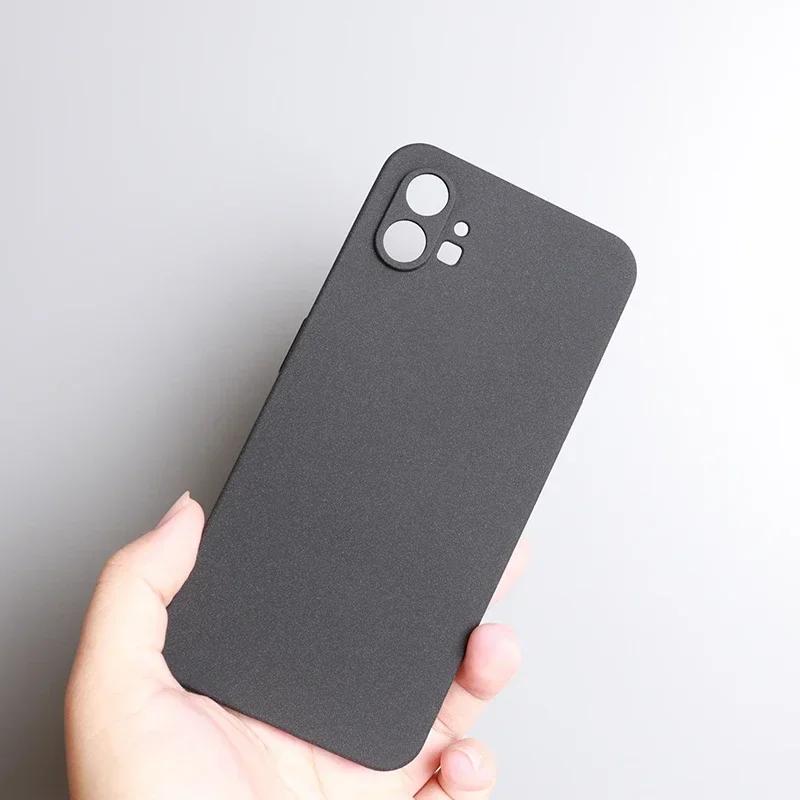 

Ультратонкий матовый чехол из песчаника для Nothing CMF Phone 2 Pro, мягкий силиконовый защитный бампер для Nothing CMF Phone 2 Pro For CMF Phone 2 Pro чёрный