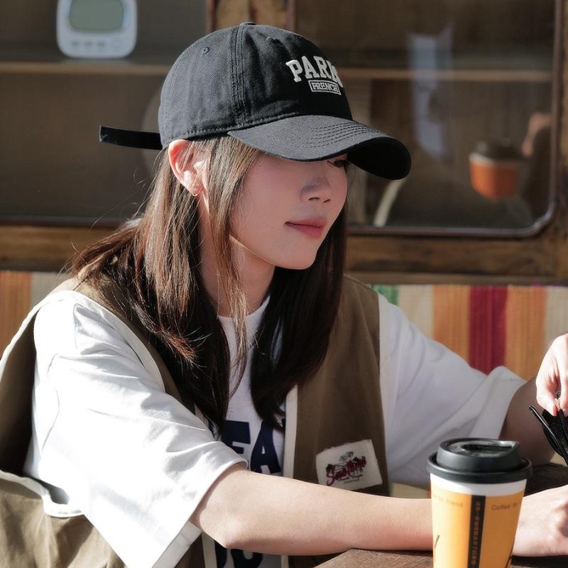Embroidery Baseball Couple Alphabet Sun Hat Male And Female Sports Student Adjustable Travel Style Casual Cap