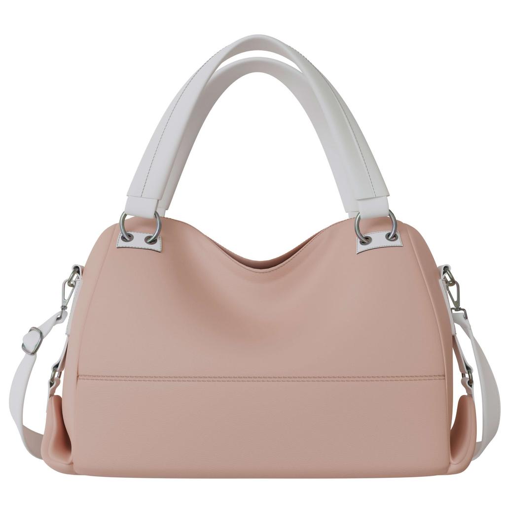 Damen Schultertasche – elegante vegane Handtasche mit viel Stauraum