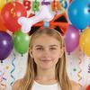 Headband Bow Bone Decoration Lightweight Elastic Stable Fit Headband Halloween Daily Wear Hair