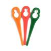 L85 Plastic Blade 12x7mm for Lawn Mower Trimmer Garden Yard Tool Replacement