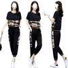 Fashionable Sports Suit for Women, Plus Size, Summer Style, Loose, Slim, Casual, Short-sleeved Two-piece Set