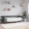 Vidaxl Sofa With Sleeping Function, Dark Gray, 90X200 Cm, Upholstered In Fabric