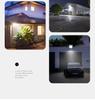 Foldable Solar LED Floodlight with Motion Sensor - Ultra-Bright Outdoor Courtyard Wall Light