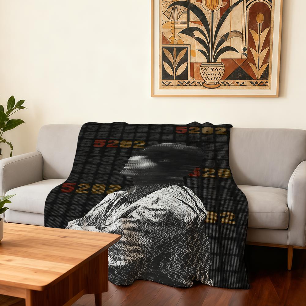 Rapper D-Duki 5202 Blanket Super Warm Comfortable Plush Throw Blanket Child Home Sofa Bedroom Gift