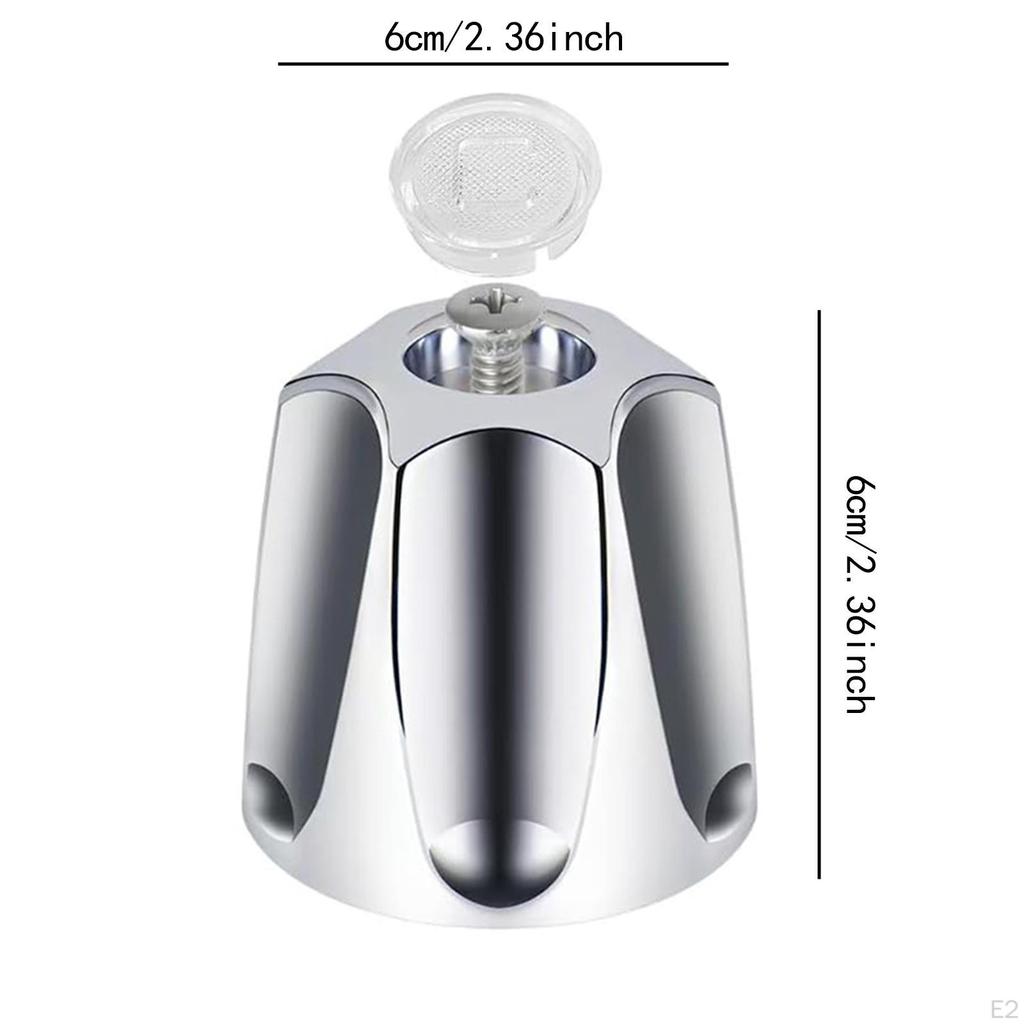 3 Pack Shower Knobs for Cold Diverter Functions in Bathroom Fixtures