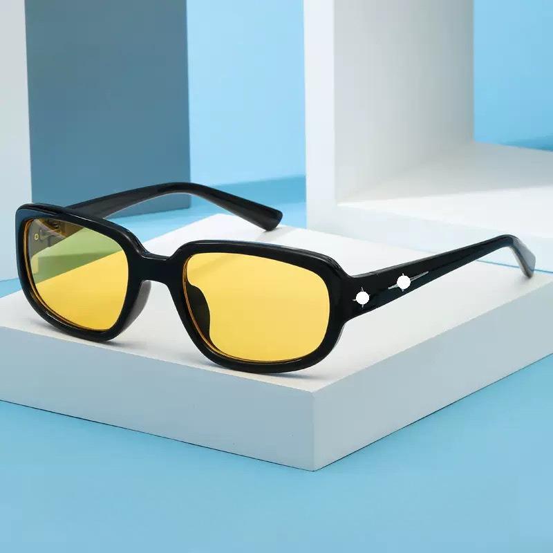New Sunglasses Female Retro Spice Y2K Square Trend Street Sunglasses
