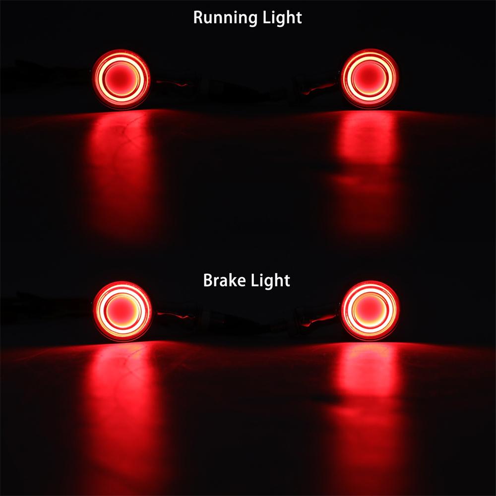Motorcycle LED Bullet Blinker Red Brake Turn Signal Tail Light Universal