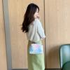 Trendy Fashion Rainbow Shoulder Messenger Women's Bag Versatile Casual Mobile Phone Cosmetic Bag