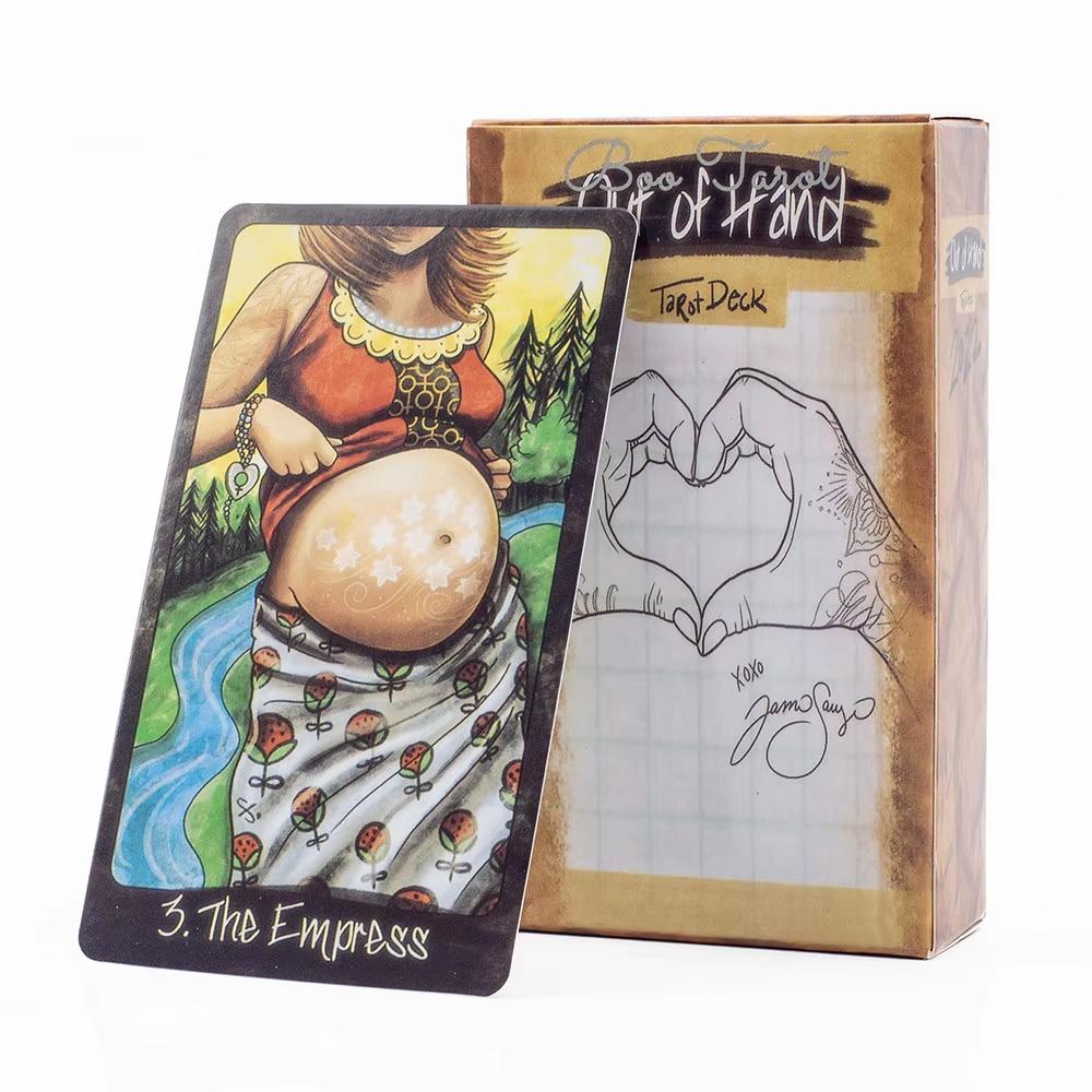 Out of Hand Tarot Deck 78pcs Card Deck Travel Version Pocket Size Designed for All Levels of Enthusiasts