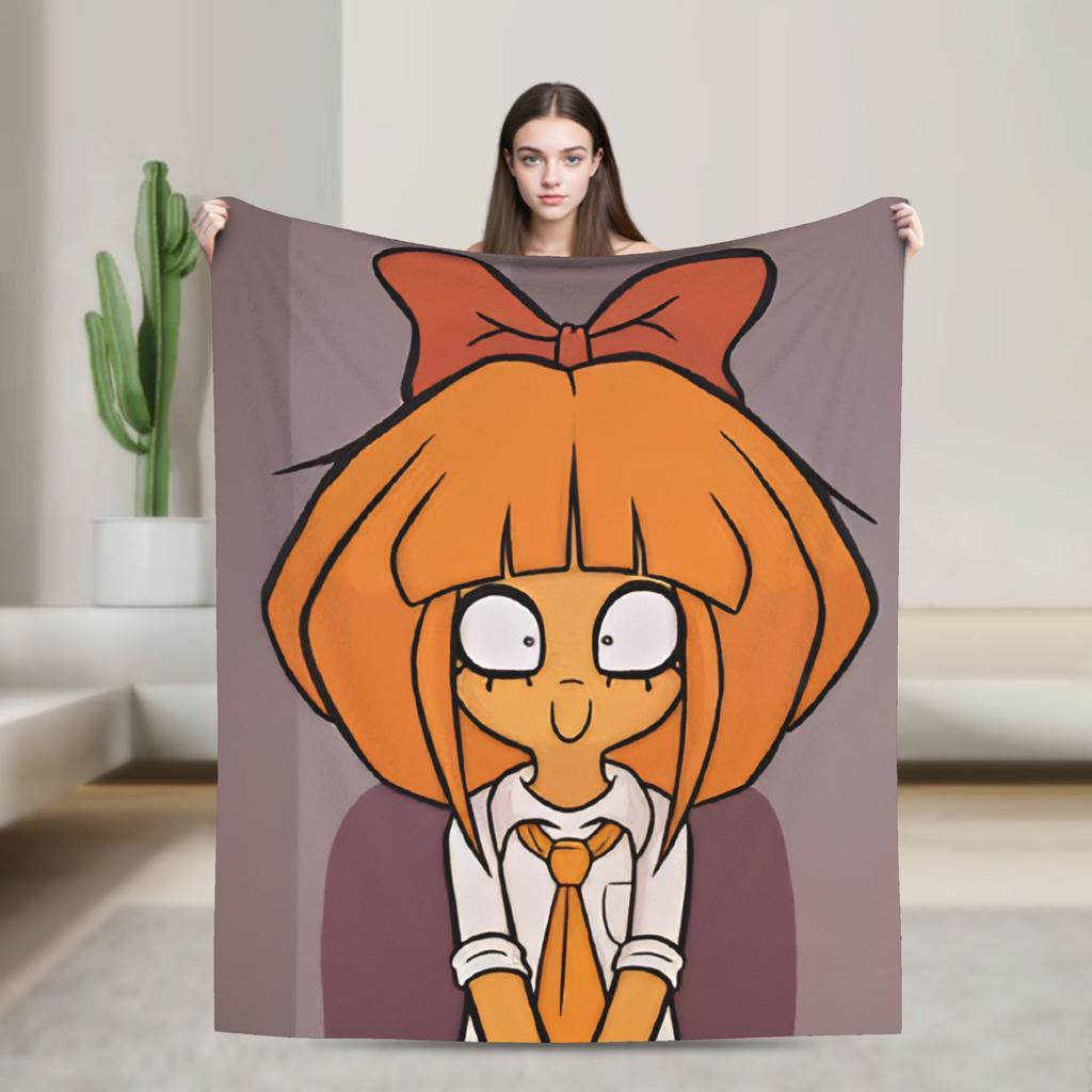 Cartoon Mymy Ongezelligs Blanket Fleece Textile Decor Multifunction Super Soft Throw Blanket For Bedding Car Bedding Throws