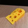 Door Stopper- Cute Cheese Shape- Under-Door Safety Bumper, Suitable for Rooms, Bedrooms, Main Doors- No Screws/Easy to Install