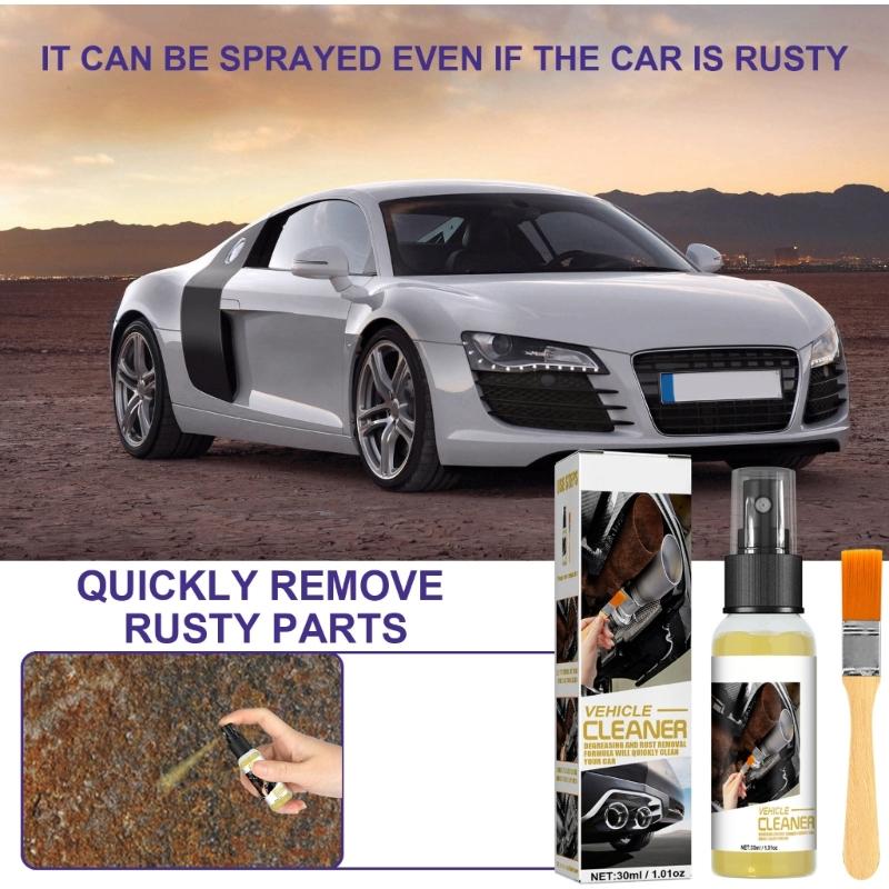 30ml Multifunction Car Rust Removal Spray Rust Remover Spray Derusting Paint Rust Inhibitor Car Maintenance Rust Remover