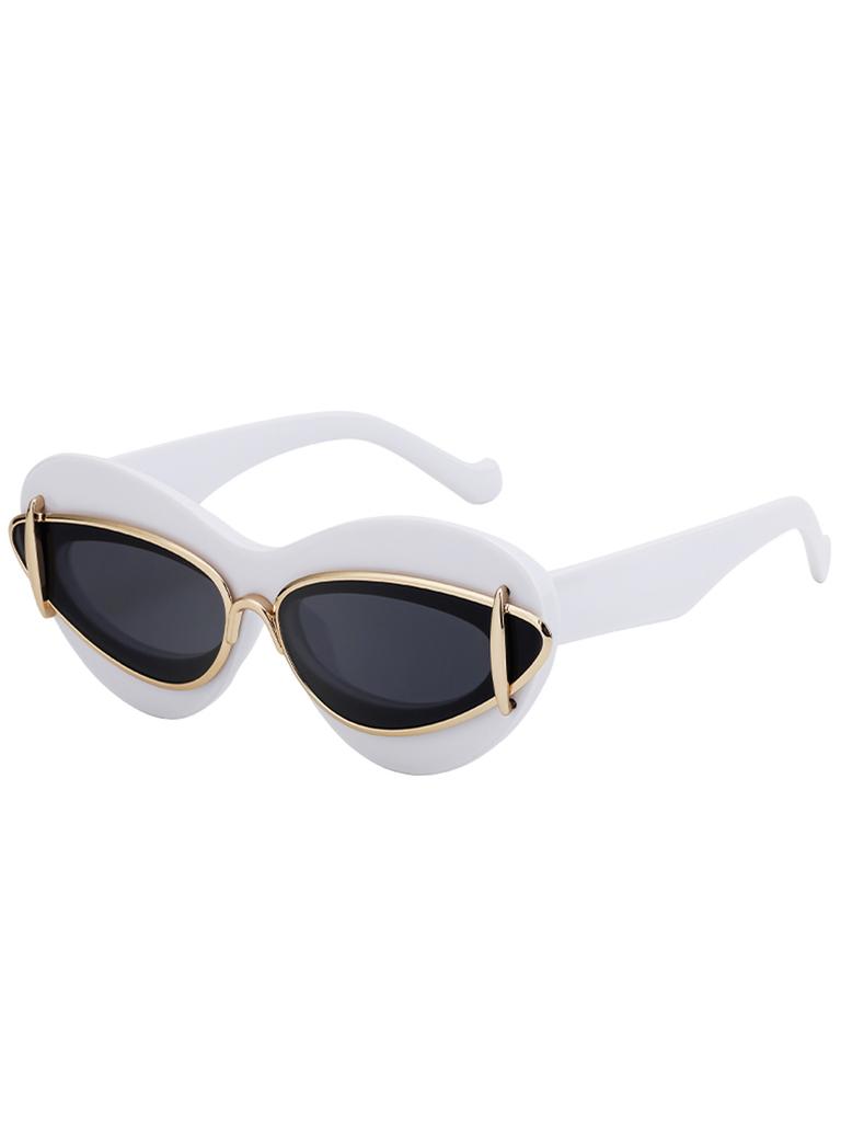 JYL TS Women's Small Cat-Eye - Driving Sun-Protective Trendy OD-98191