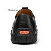 Hot New Handmade Men Breathable Flat Walking Shoes Men Leather Casual Shoes Comfortable Outdoor Loafers Men Driving Shoes