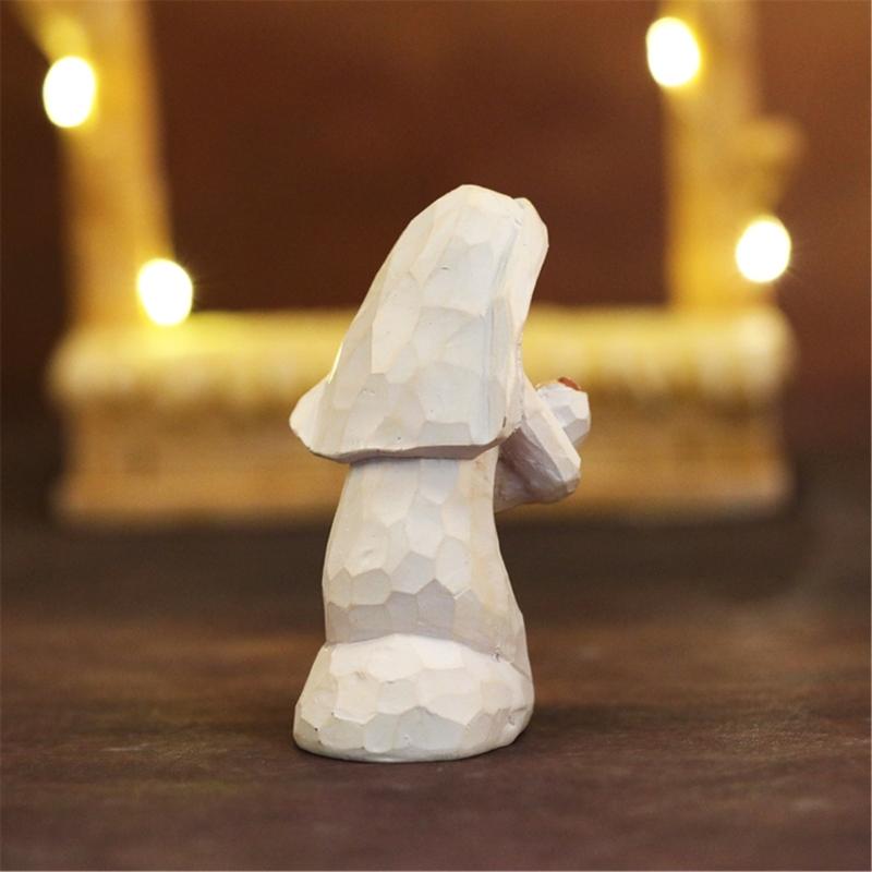 Christmas Nativity Figurines Holy Family Figure with Donkey Nativity Figure,Table Ornament Religious Christmas Decors