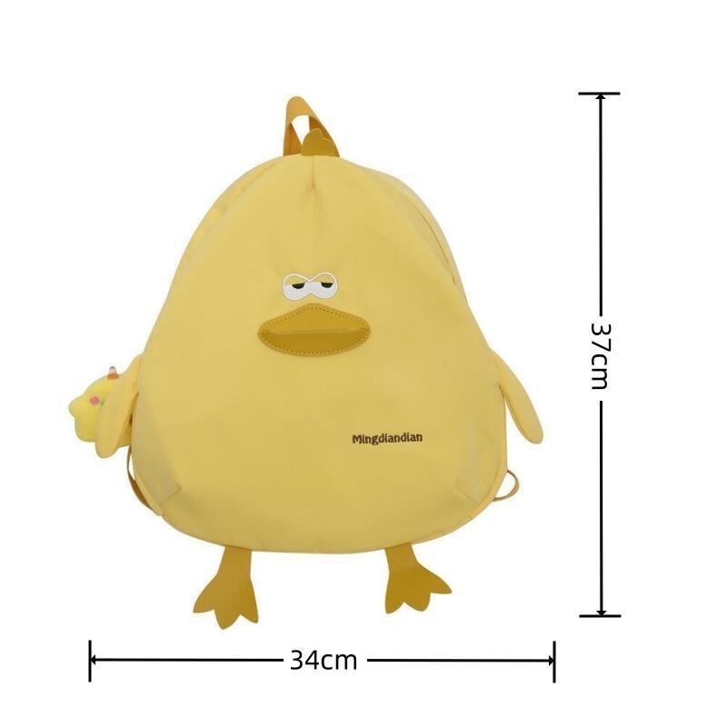 Cartoon Duck Backpack With Large Capacity Simplicity Versatile Party Backpack Leisure Travel Bag