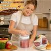 Pressa per Hamburger Multistrato con Contenitore Porta-Patty Antiaderente per Manzo - Stampo a Pressione per BBQ Campeggio Congelabile Scatola per Patty Hamburger - Nuovo 4