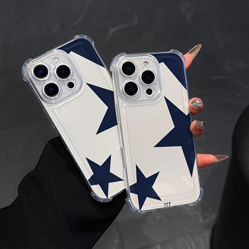 Creative star pattern phone case suitable for iPhone 17 16 15 14 13 12 11 Pro/Max/Plus anti drop and shockproof back cover