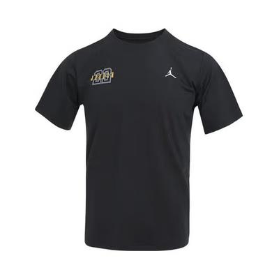 Air 23 T-Shirt Bequem Weich Locker Sportlich Lässig Mode Kurzarm Kinder Tops Schwarz II3080-010