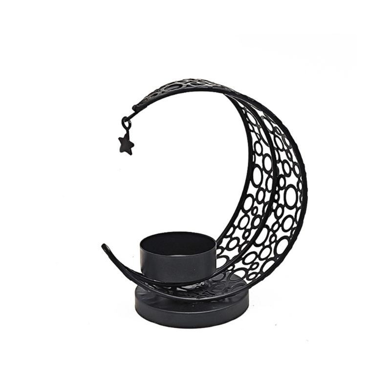 Metal Moon Holders for Exotic Middle Eastern Eid Home Decoration