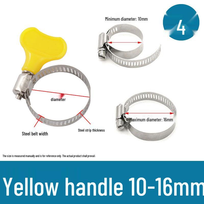 American Style 201 Stainless Steel Hose and Pipe Clamp for Ventilation and Communication Applications