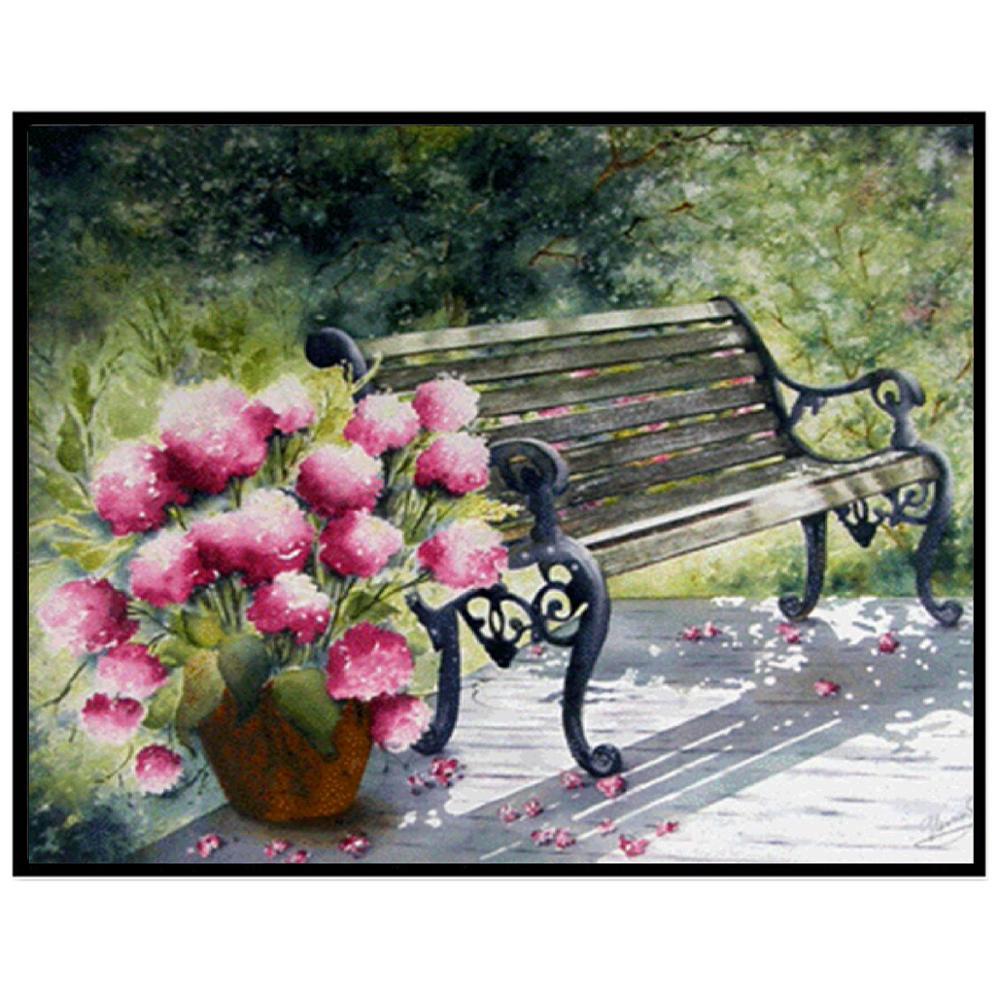 5D Diamantové malování Váza s růžemi DIY Dekorativní diamantové malování Pták Květina Křížková výšivka Zahrada Diamantová výšivka Domácí dekorace