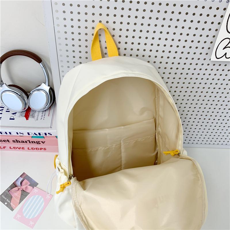 Junior School Sstudent Schoolbag Women Campus Backpack Print Large Capacity Backpack