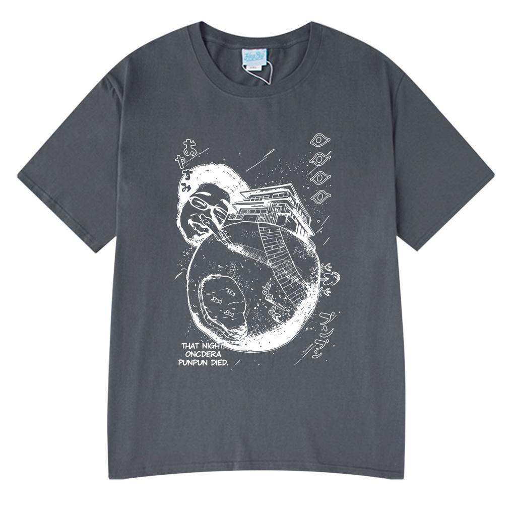 Manga Oyasumi Goodnight Punpun Tanaka Vintage Style T-shirts Men's Women Streetwear Fashion Clothing Harajuku Oversized T Shirt