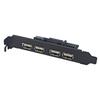 Universals USB2.0 Motherboards Expansion Bracket For PC Case Featuring Anti Interferences Metal Housing